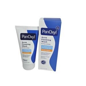 PanOxyl Acne Foaming Face & Body Wash Maximum Strength 5.5oz 2 Pack